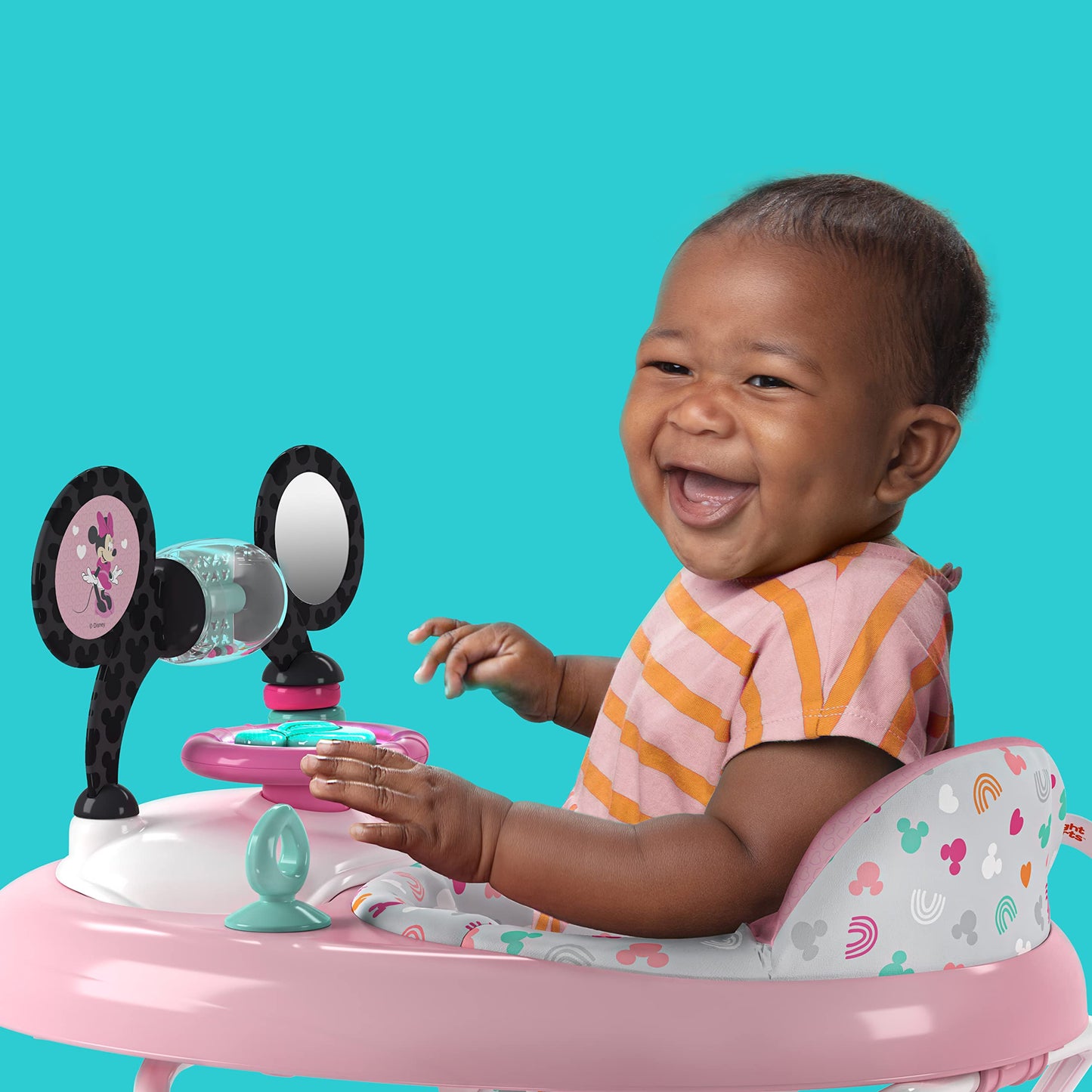 Bright Starts Disney Baby Minnie Mouse 2-in-1 käimistool mängukeskusega