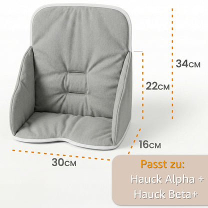 Totsy Baby istuinpehmuste syöttötuoliin, harmaa