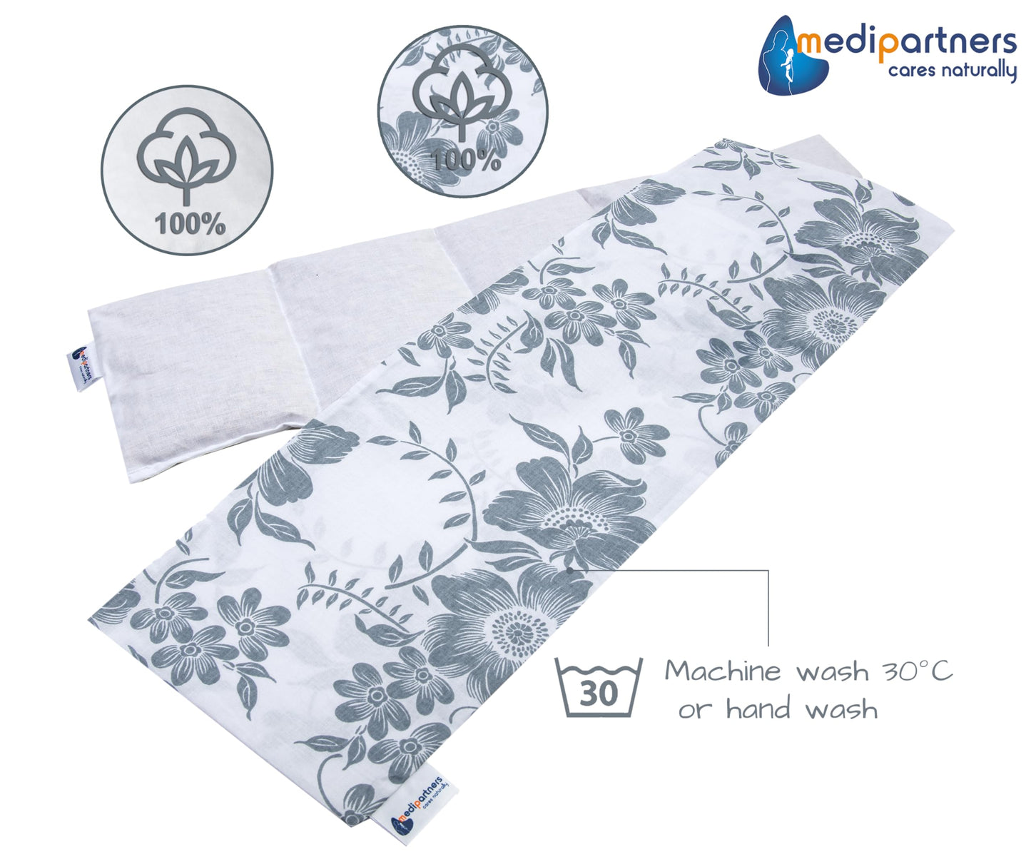 Medi Partners kirsikivipadi 60 × 20 cm, 800 g, Berry