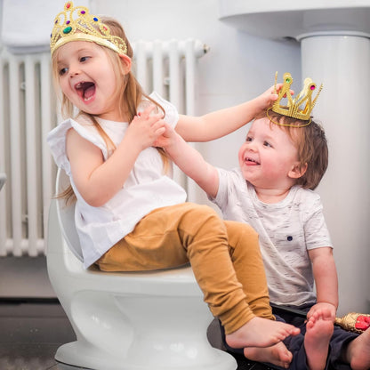 Nuby My Real Potty realistliku heliefektiga treeningpott, eemaldatav anum ja libisemiskindel põhi