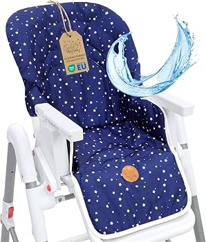 Totsy Baby syöttötuolin istuinsuoja, merensininen, Oeko-Tex