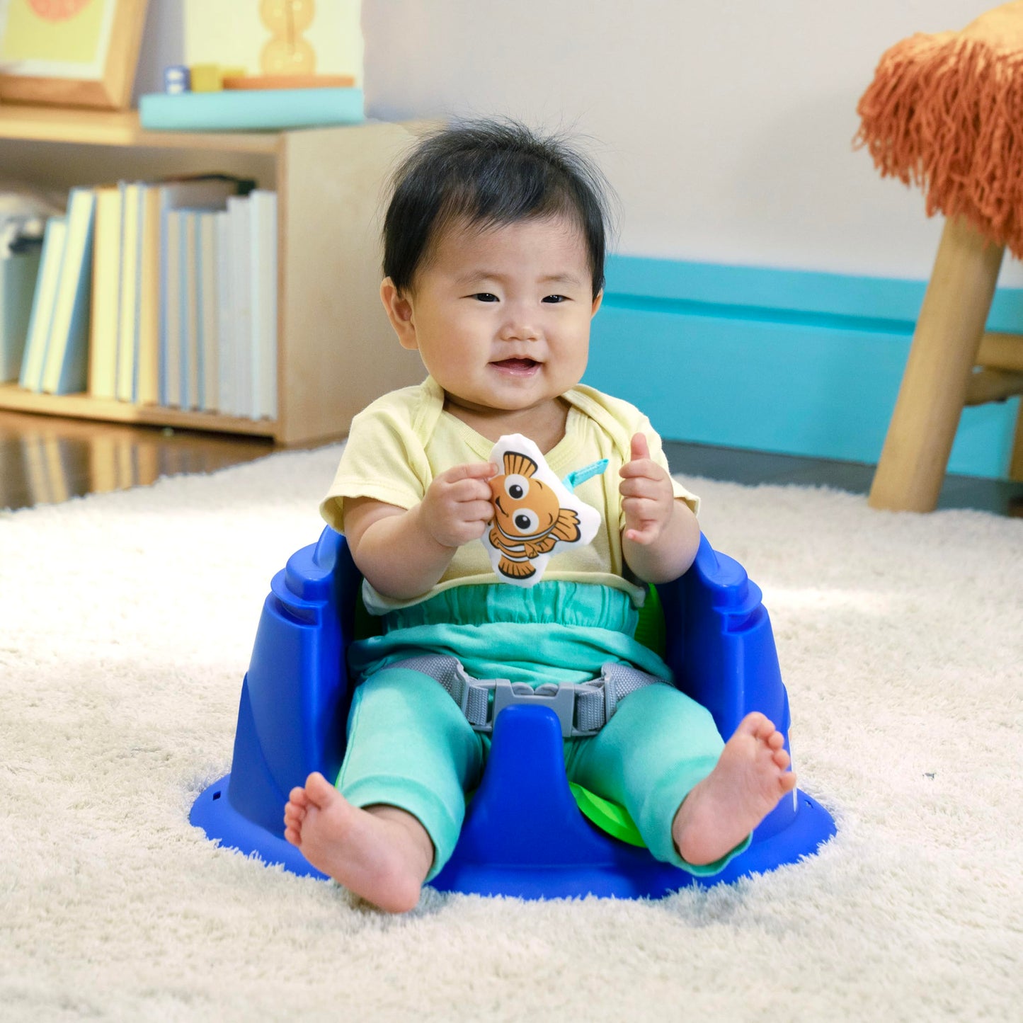 Bright Starts Disney Baby Finding Nemo 3-ühes SuperSeat iste beebile, sinine