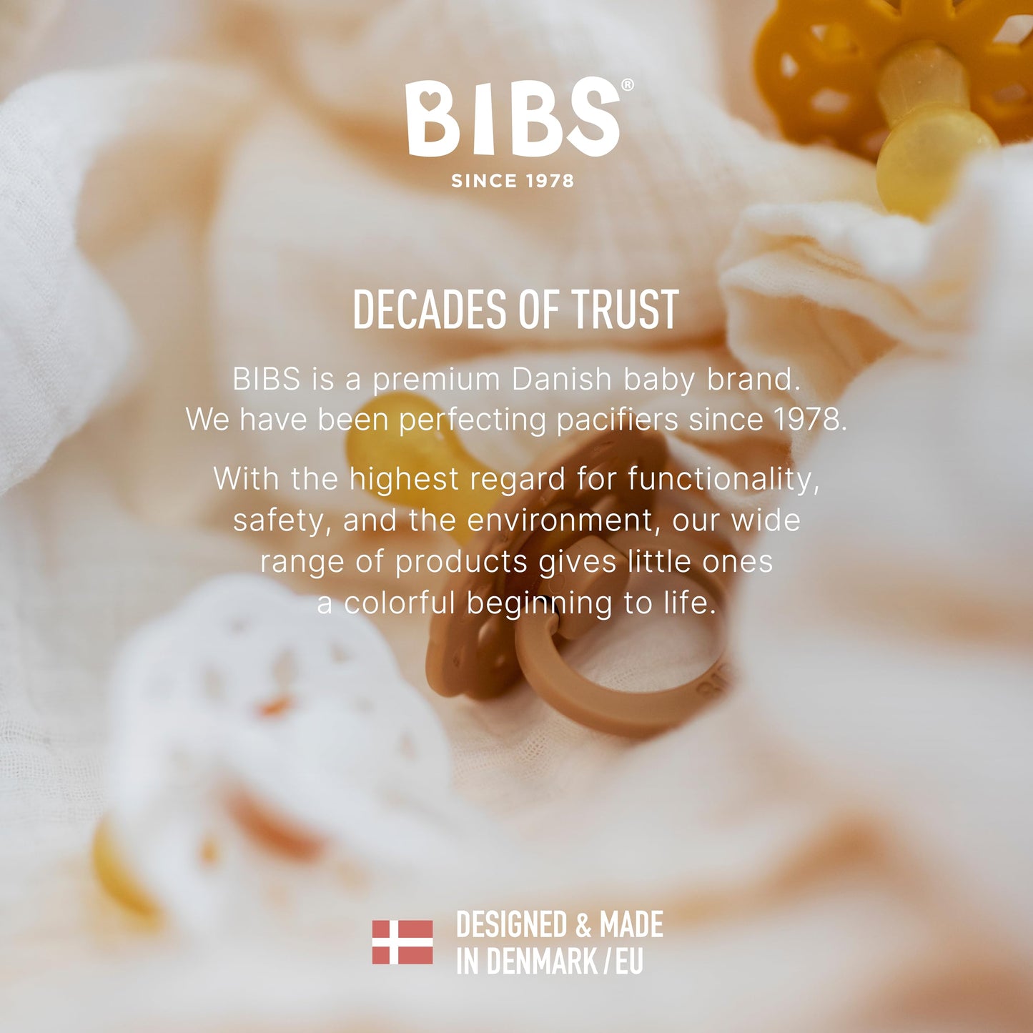 BIBS Boheme kollektsiooni lutid, 6–18 kuud, 2 tk – Ivory / Blossom