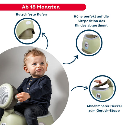 Thermobaby lastepotike Scooter, roheline, 18+ kuud