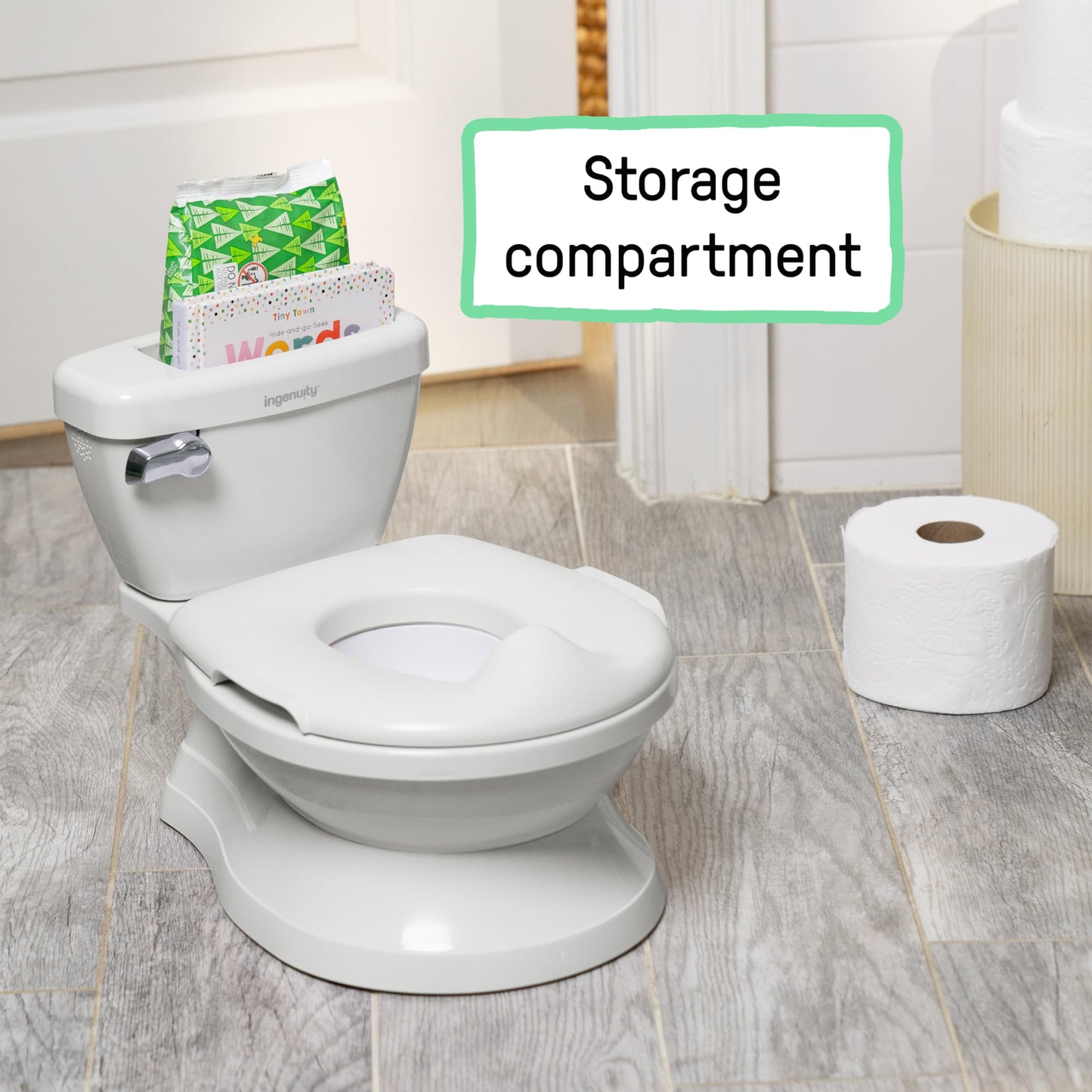 Ingenuity My Size Potty Pro 2-ühes potitreeningu pott heliga, 18+ kuud