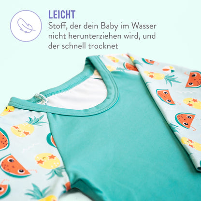 Bambino Mio ujumiskomplekt beebile – 2 ujumismähet ja UV-särk SPF 40+