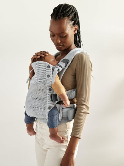 BabyBjörn kandekott Harmony 3D Mesh, hõbedane (3,2–18 kg)