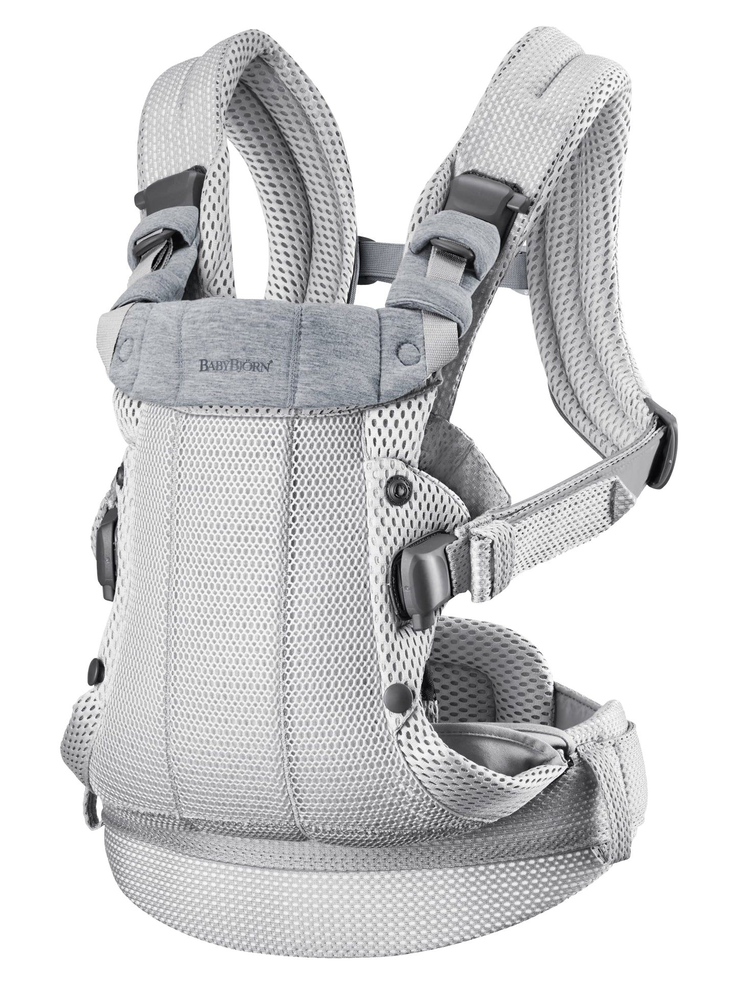 BabyBjörn kandekott Harmony 3D Mesh, hõbedane (3,2–18 kg)