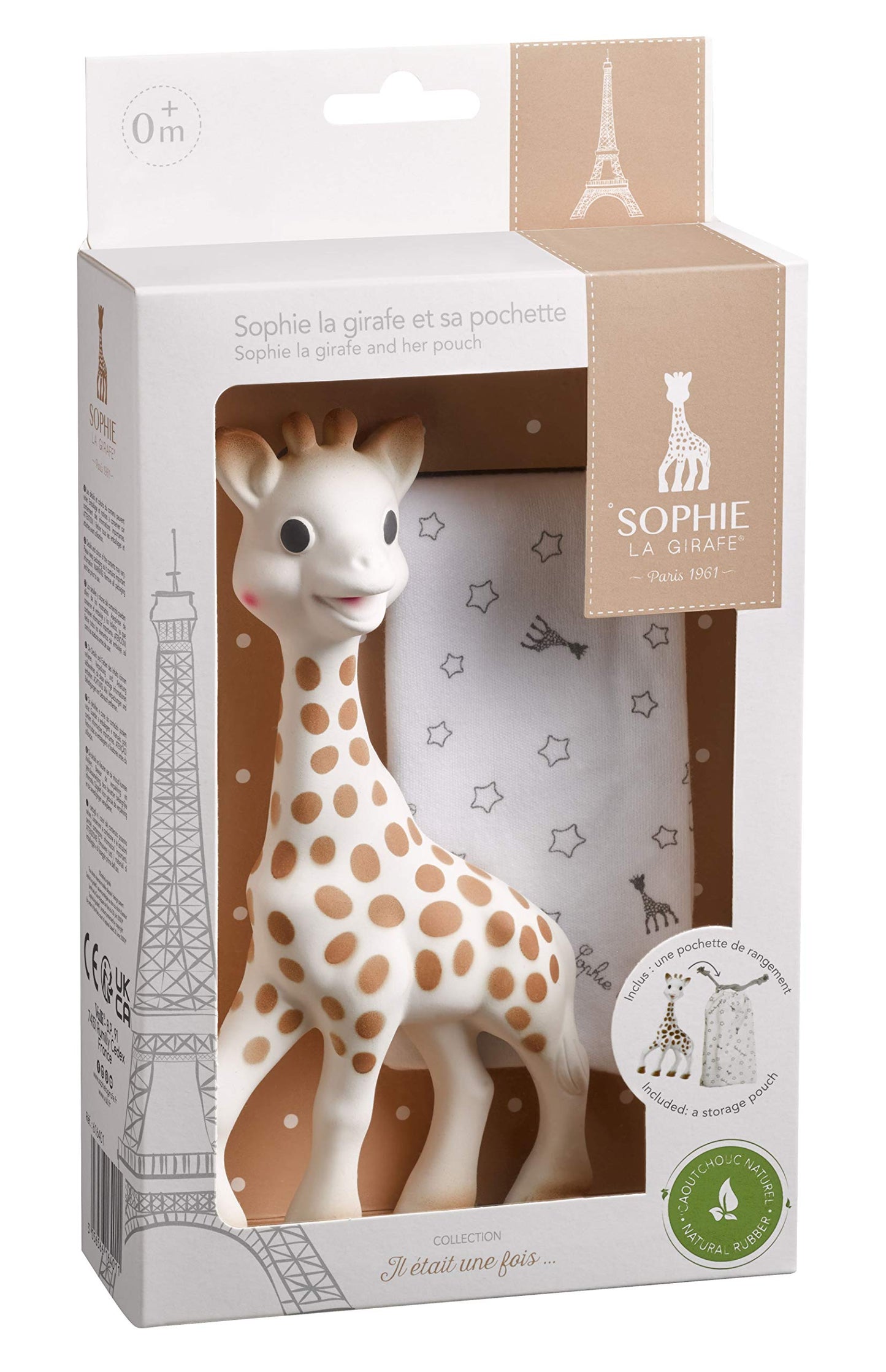 Sophie la girafe naturaalne närimislelu kinkekomplekt kotiga