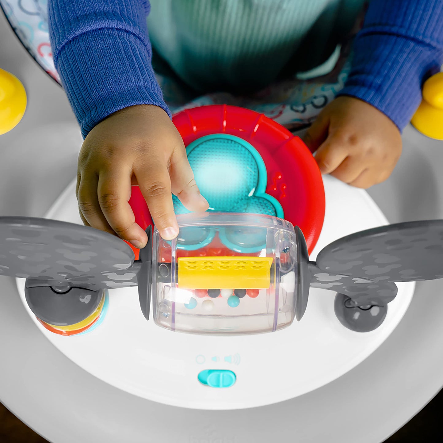 Bright Starts Disney Baby Mickey Mouse 2-ühes mängu- ja kõndimistugi, sinine, mudel 12824