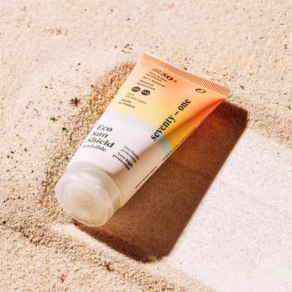 SeventyOne Percent Eco Sun Shield SPF 50+ mineraalne päikesekaitsekreem näole 40 ml