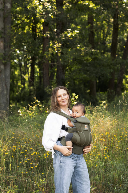 Ergobaby Omni Breeze kandekott alates sünnist, Olive Green