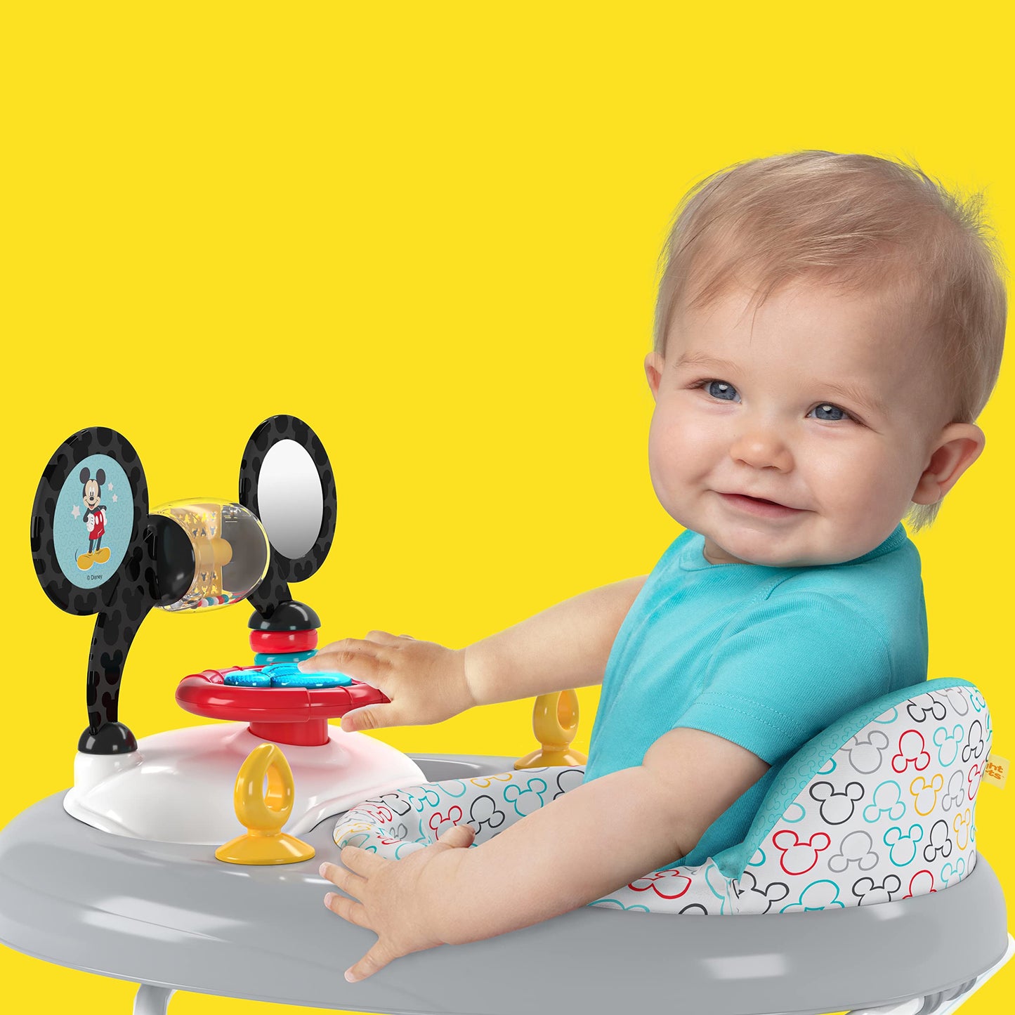 Bright Starts Disney Baby Mickey Mouse 2-ühes mängu- ja kõndimistugi, sinine, mudel 12824