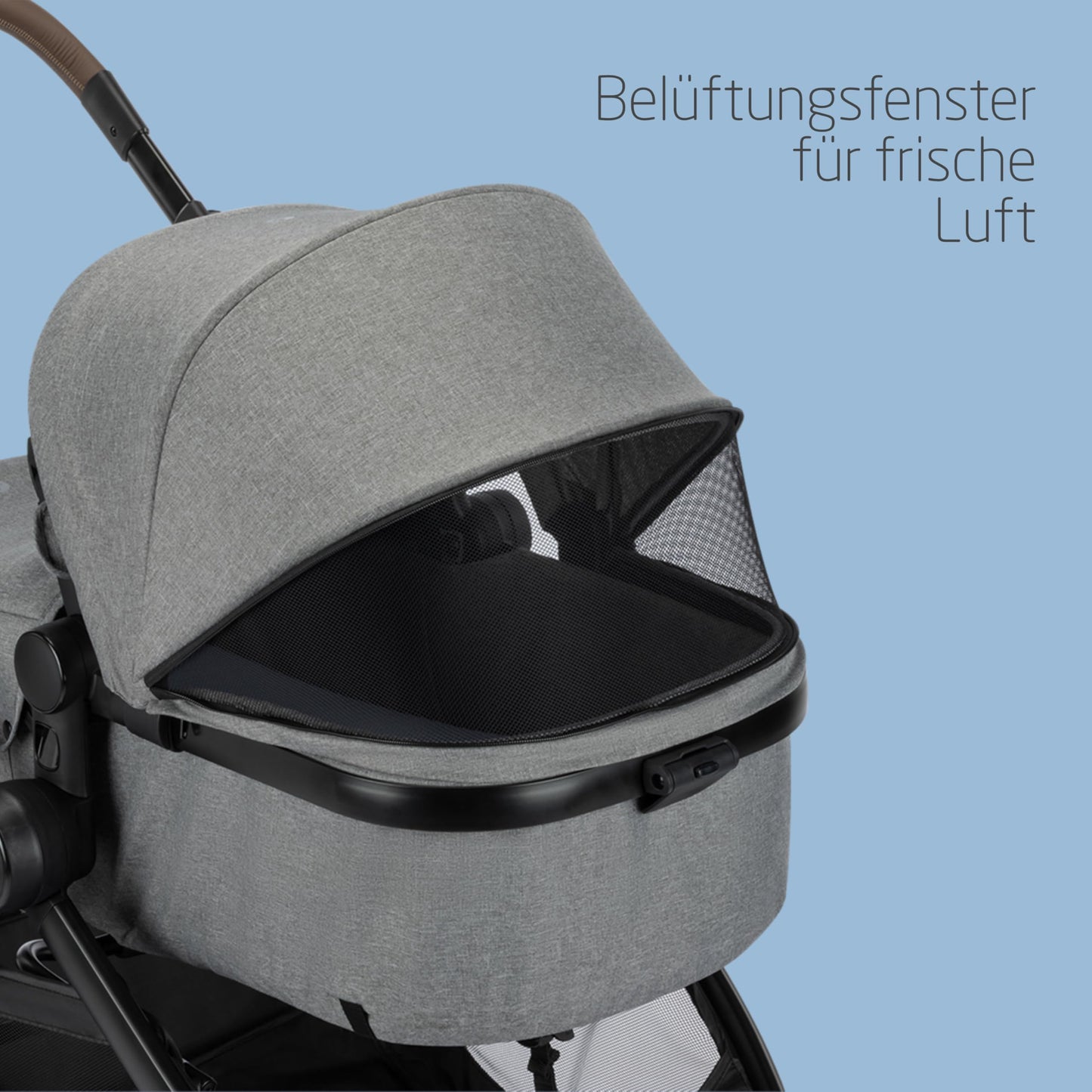 Maxi-Cosi Zelia Select Trio 3-ühes lapsevanker, CabrioFix S i-Size, hall, 0–4 a