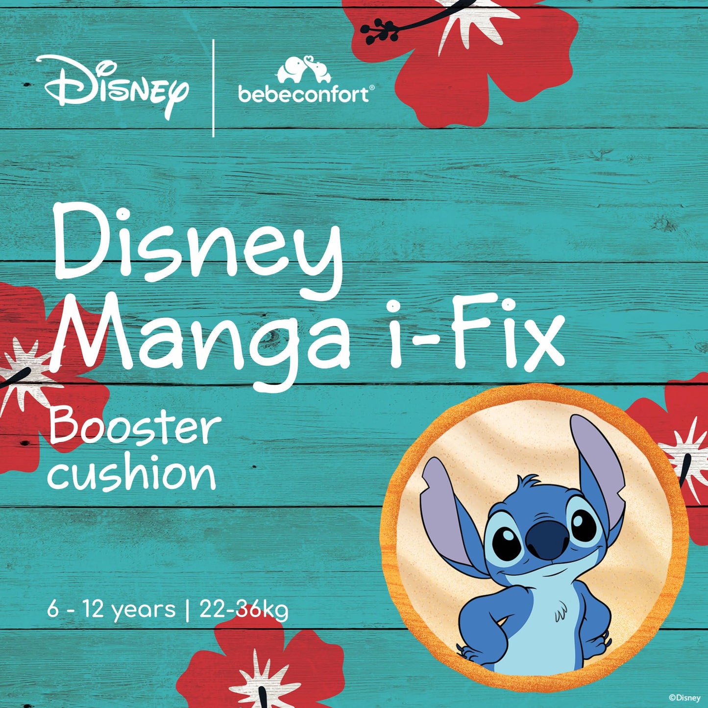 Bebeconfort Disney Manga i-Fix ISOFIX turvatool 128–150 cm, Stitch