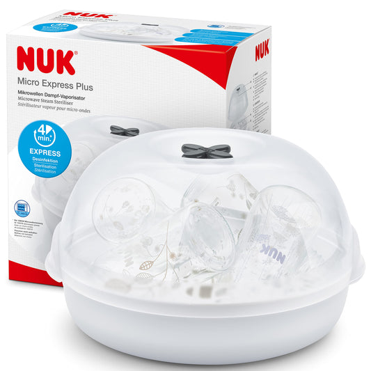NUK Micro Express Plus mikrolaine sterilisaator lutipudelitele