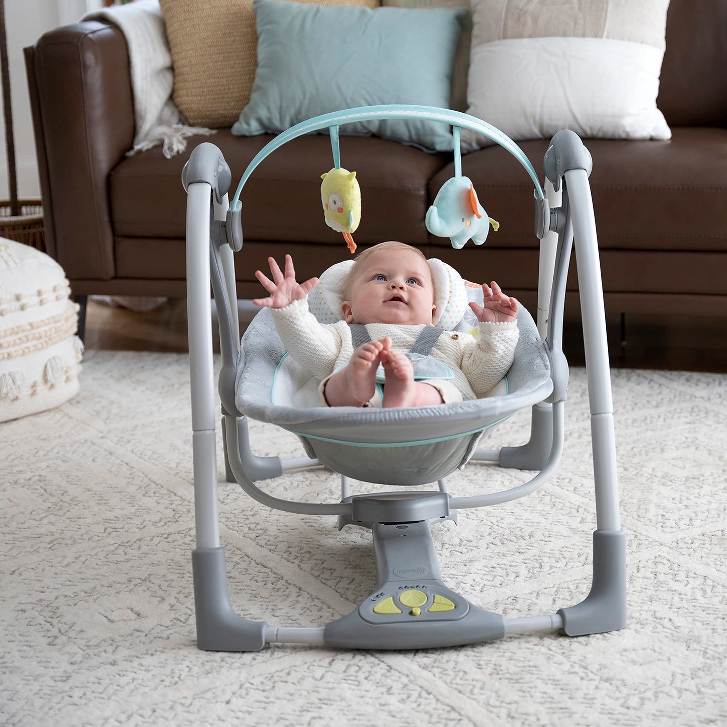 Ingenuity kaasaskantav beebikiik Swing and Go, alates sünnist kuni 9 kg
