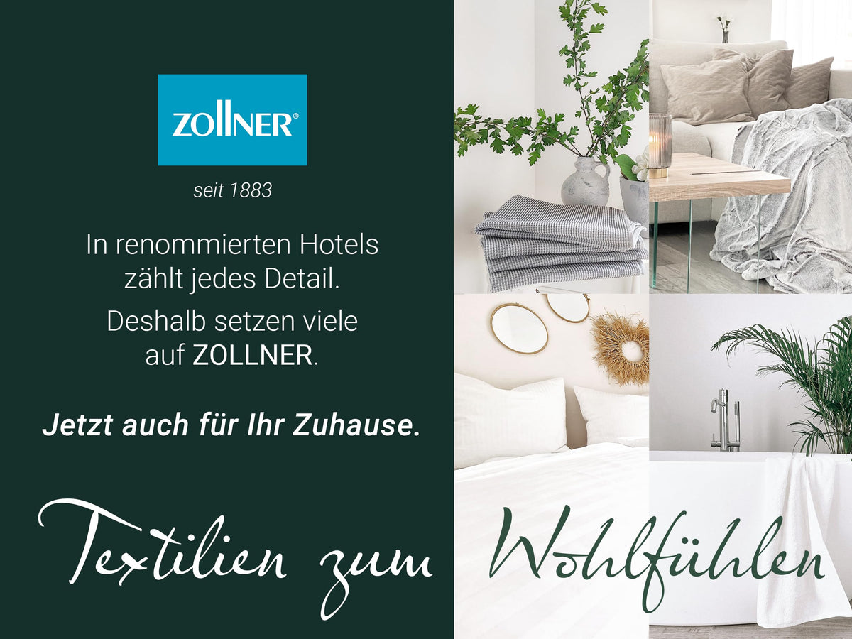 ZOLLNER musliiniliinat 10 kpl, 80 x 80 cm, valkoinen