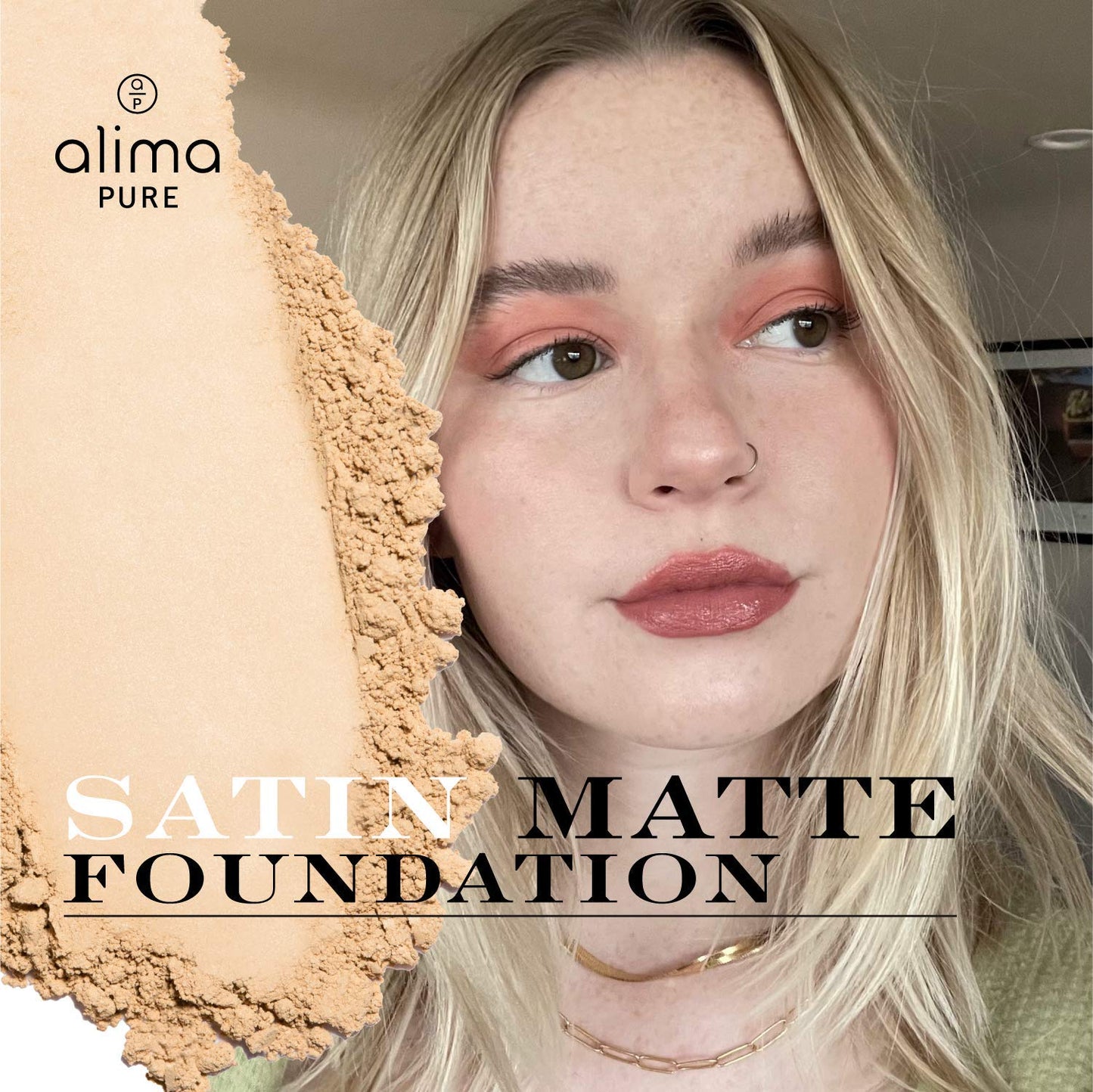 Alima Pure Satin Matte Foundation mineraalpuuder
