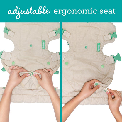 Infantino Flip 4-in-1 Nature & Nurture ergonoomiline kandekott, beež