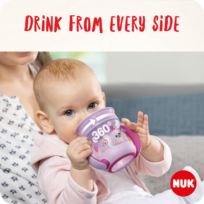 NUK Mini Magic Cup treeningtass helendava efektiga, 160 ml, sinine, 6+ kuud