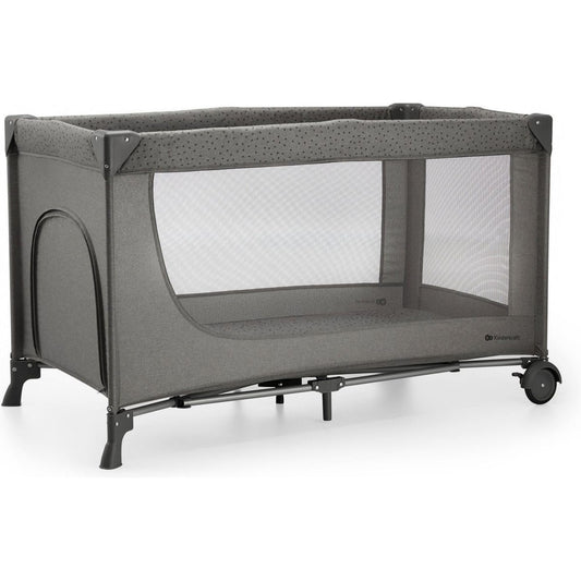 Kinderkraft JOY 2 reisivoodi 2-ühes, hall, kuni 25 kg, 120 x 60 cm