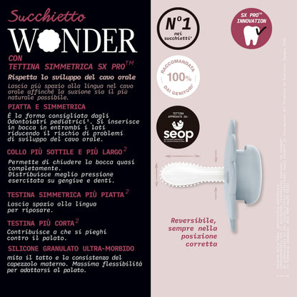 SUAVINEX lutt Wonder Mauve 0-6 k, SX Pro silikoonist