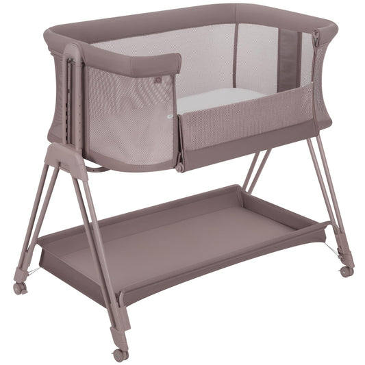 Lionelo Luna EIN vooditasku ja reisivoodi madratsiga, beež (Beige Taupe), kuni 9 kg