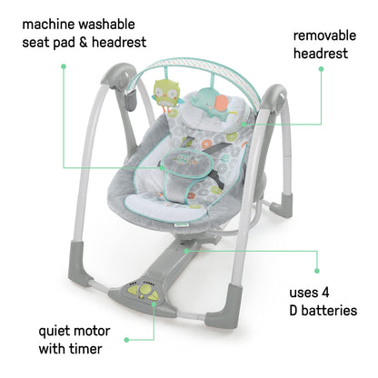Ingenuity kaasaskantav beebikiik Swing and Go, alates sünnist kuni 9 kg