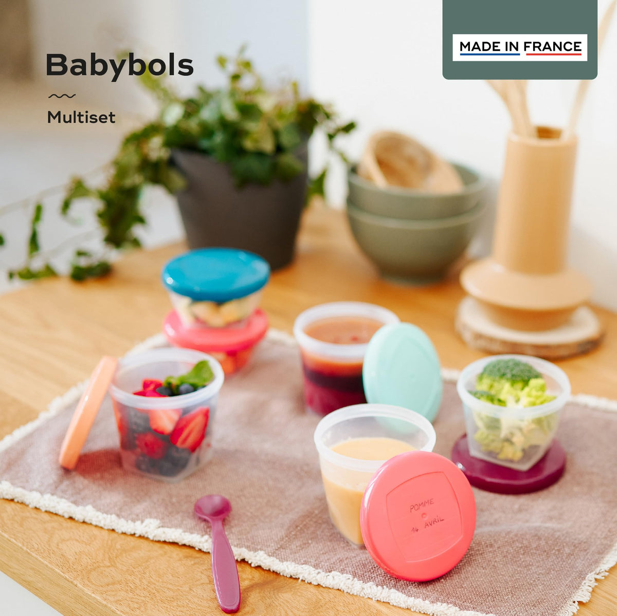 Babymoov Babybols ruoka-astiasetti, 15-osainen, A004310, monivärinen