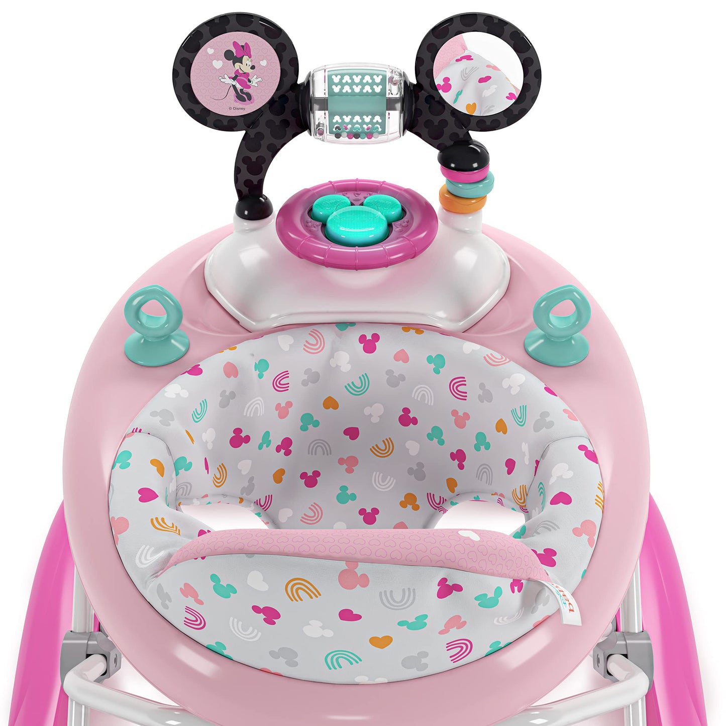 Bright Starts Disney Baby Minnie Mouse 2-in-1 käimistool mängukeskusega