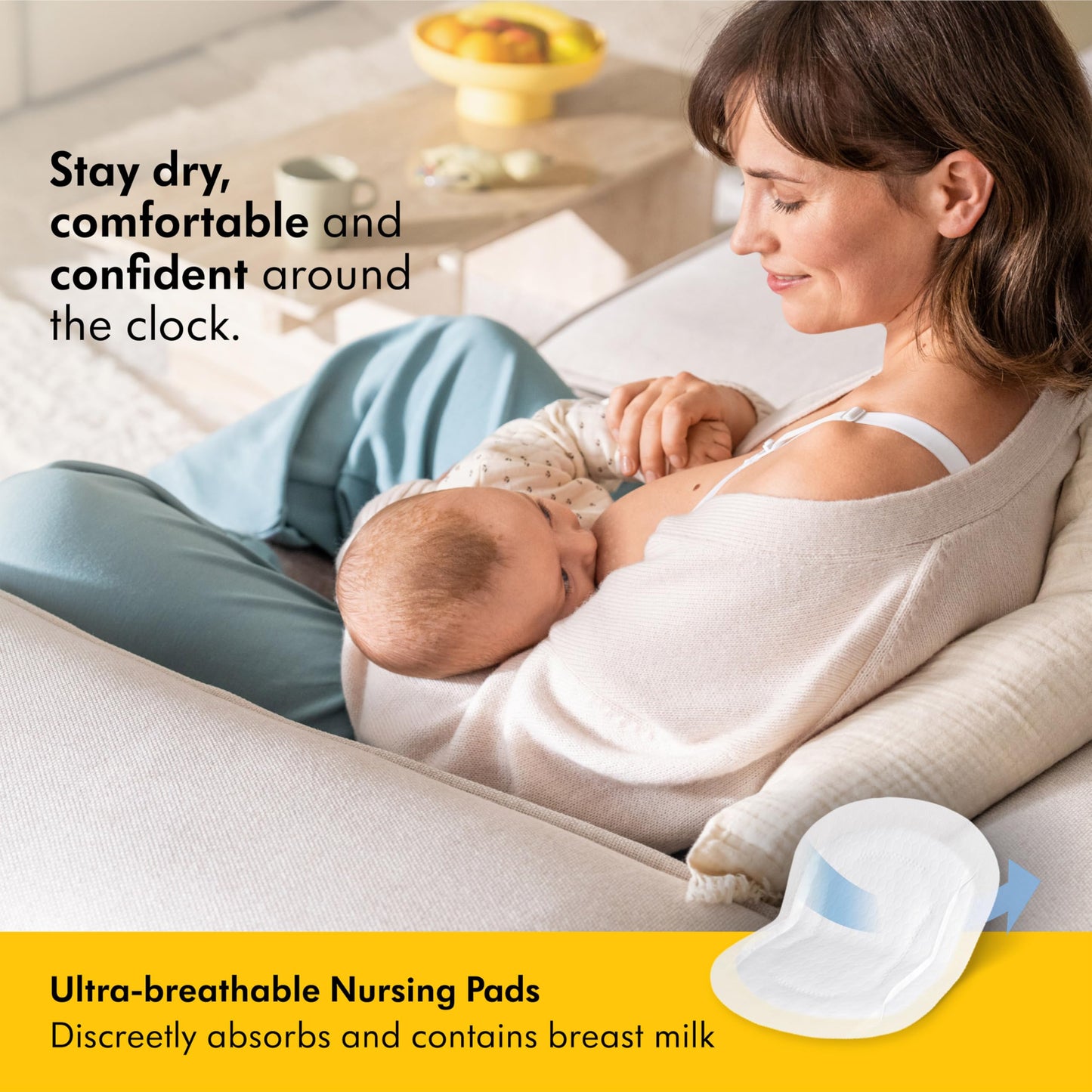 Medela Ultra-breathable rinnapadjad, 10/30/60/120