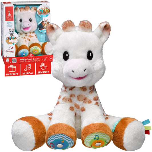 Sophie la girafe interaktiivne muusikaline plüüs, „Touch and Play Music”, 3+ kuud