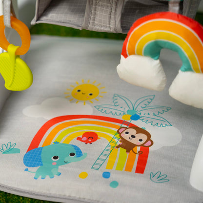 Bright Starts Learn-to-Sit beebi põrandaiste mänguasjadega, 4–12 kuud, Playful Paradise