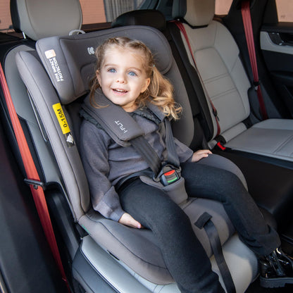 KikkaBoo i-Size i-FLIT turvatool 76–150 cm, ISOFIX, grupp 1/2/3, must