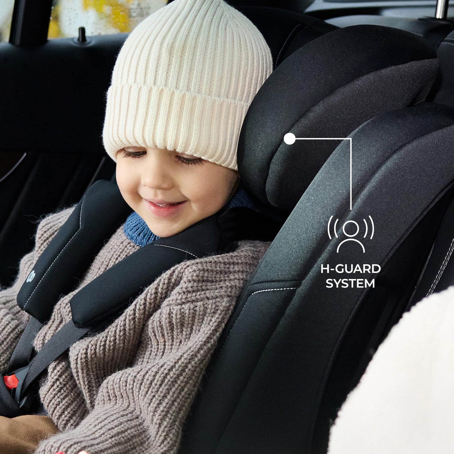 Kinderkraft Safety FIX 3 PRO i-Size turvatool 76–150 cm, Isofix, roosa