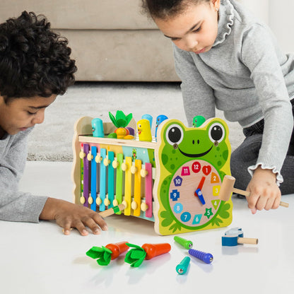 Amtreen 6-ühes Montessori puidust haamrimäng, konn