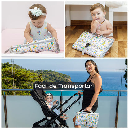 ESYBABY XL kokkupandav mähkimisalus 5 taskuga