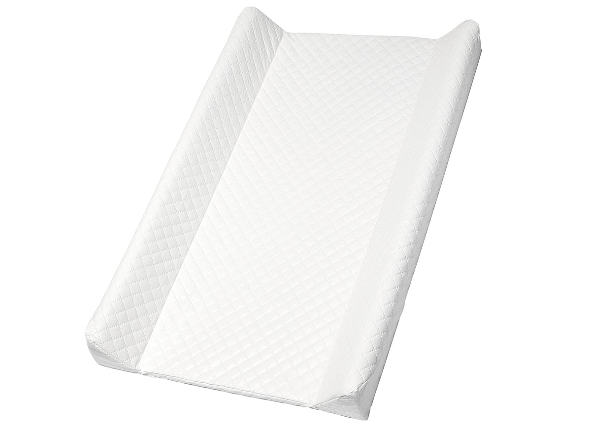 Rotho Babydesign kiilanmuotoinen hoitoalusta 70 x 50 x 10 cm, valkoinen