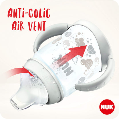 NUK First Choice joogitops sangadega, 150 ml, 6–18 kuud, roheline