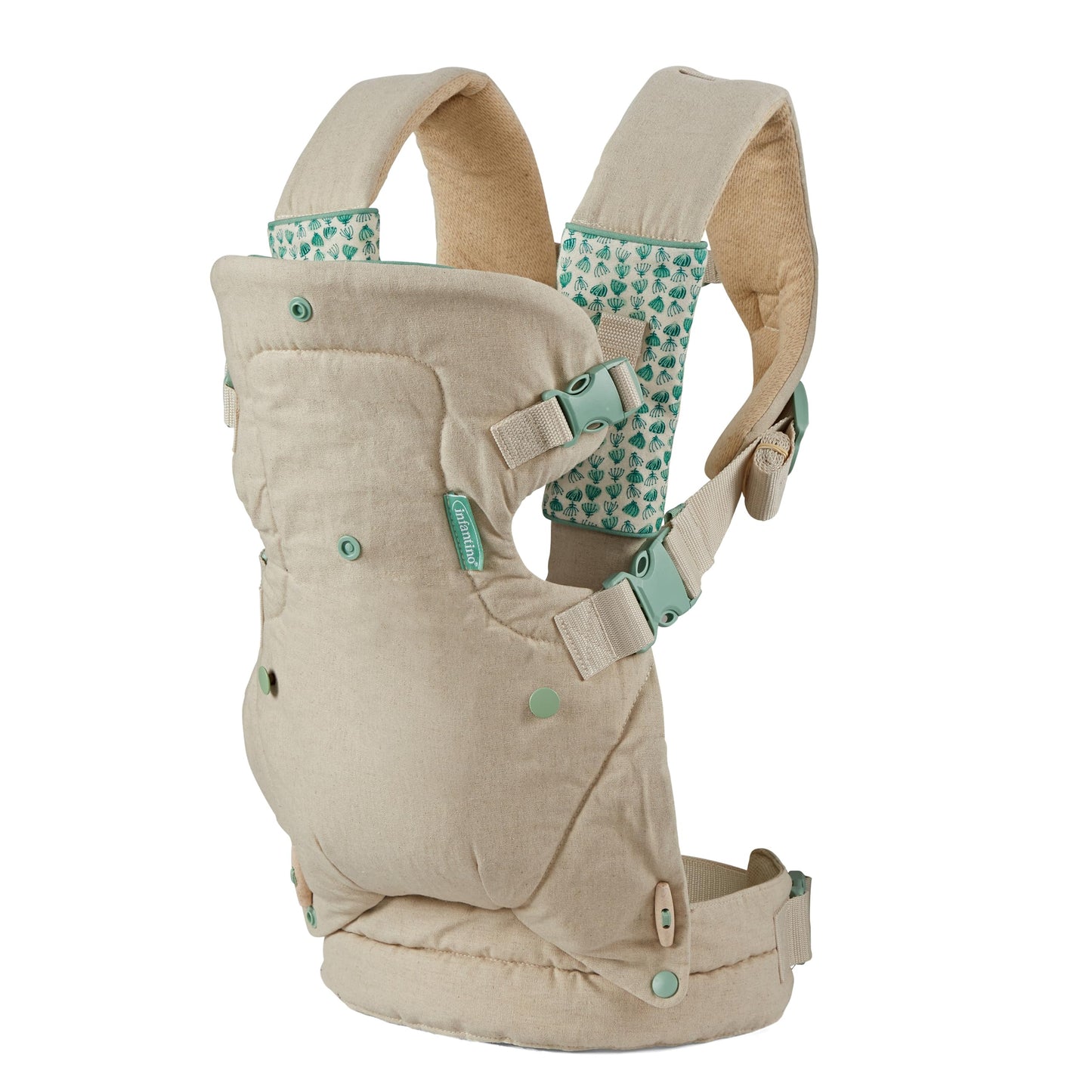 Infantino Flip 4-in-1 Nature & Nurture ergonoomiline kandekott, beež