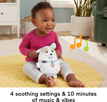 Fisher-Price Calming Vibes Puppy rahustav kaisuloom helide ja vibratsiooniga, 0+ kuud