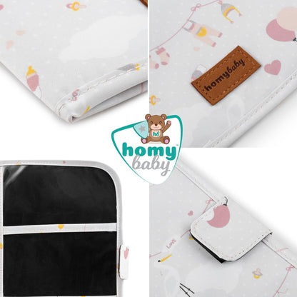 HOMYBABY beebidokumentide hoidja ZAR140959, Clouds, 24 × 1 × 17 cm