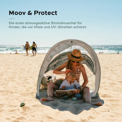 Babymoov rannatelk Moov & Protect UV 50+ pop-up, roheline, 91 x 150 x 109 cm