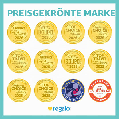 Regalo Easy Step turvaportti 1166 H DS, 104 cm, valkoinen