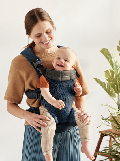 BabyBjörn kantoreppu Harmony 3D-verkkokangas, tummansininen