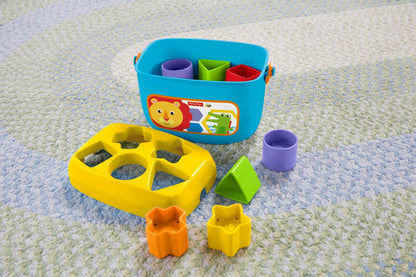 Fisher-Price värvilised klotsid ämbris, sorteerimis- ja ladumismäng, 10 tk, 6+ kuud