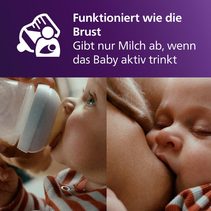 PHILIPS AVENT Natural Response lutipudel 330 ml, voolukiirus 4, lutt alates 6. kuust, SCY906/11