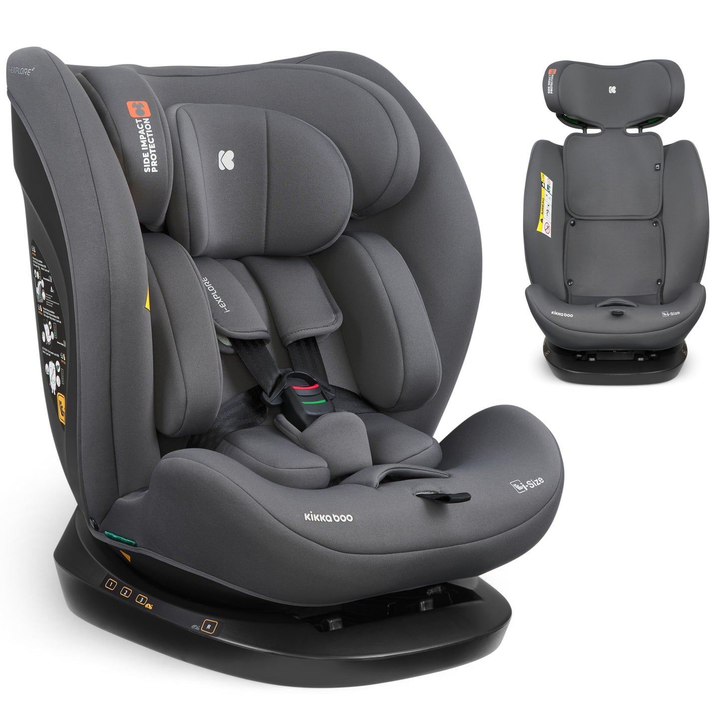 Kikka Boo turvatool i-EXPLORE 2, i-Size, 40-150 cm, hall