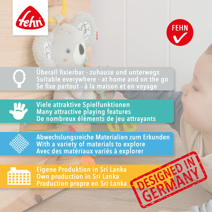 Fehn riputatav motoorikamänguasi beebile, 0+, kaheksajalg